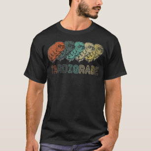 Tardigrade Vintage Retro Water Bear Science Microb T-Shirt
