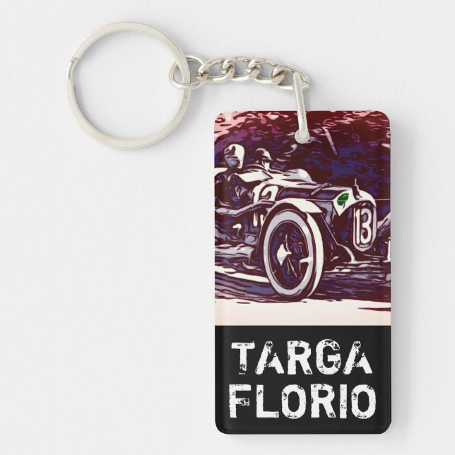 TARGA FLORIO RACE KEYCHAIN (Front)