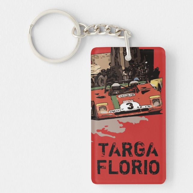 TARGA FLORIO RACE KEYCHAIN (Front)