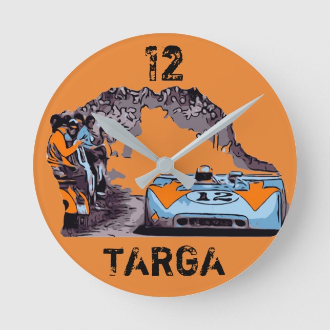 TARGA FLORIO RACE ROUND CLOCK (Front)