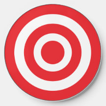 Target bullseye red white