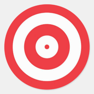 Target Classic Round Sticker