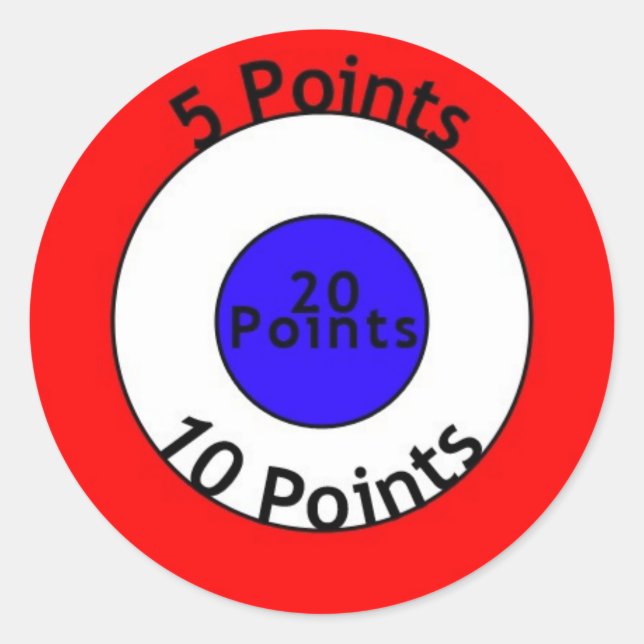 Target Classic Round Sticker (Front)