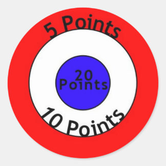 Target Classic Round Sticker