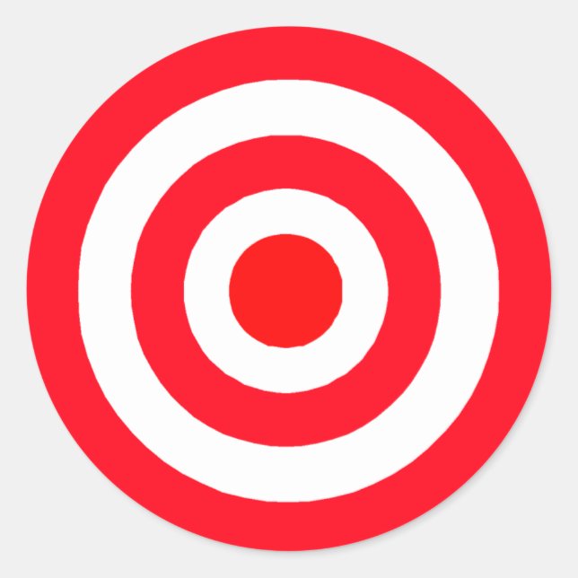 Target Classic Round Sticker (Front)