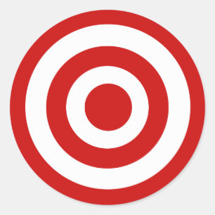 TARGET CLASSIC ROUND STICKER