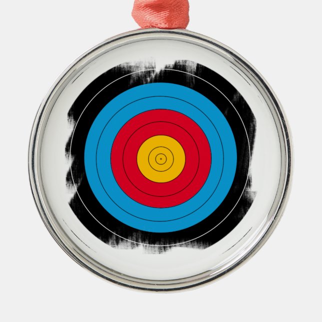 Target Face Metal Ornament (Front)