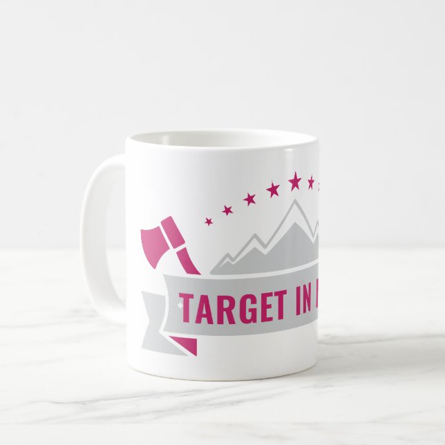 Target in Mind | Target in mind Coffee Mug (Front Left)