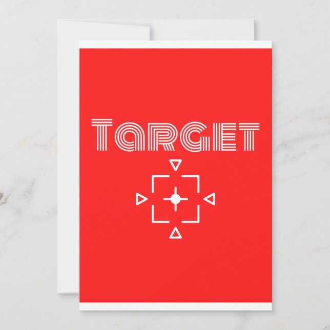 Target  invitation (Front)