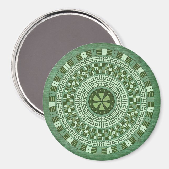 Target Practice Mandala  Magnet (Front/Back)