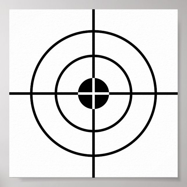 Target practice poster (Front)