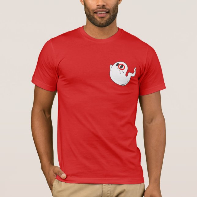 Target Team Member Funny Ghost T-Shirt (Front)
