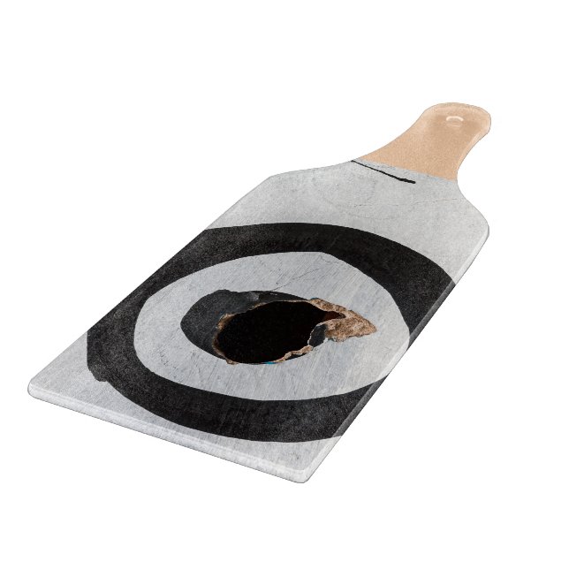 target tears up cutting board (Corner)