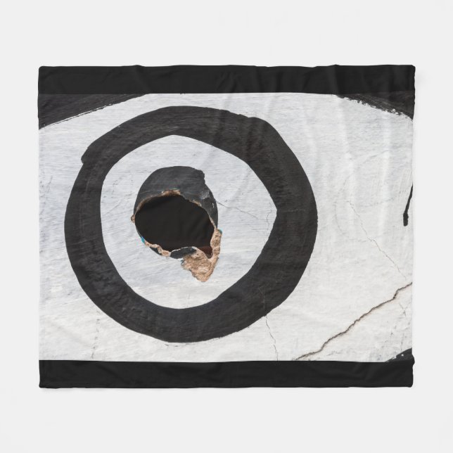 target tears up fleece blanket (Front (Horizontal))