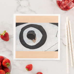 target tears up napkin