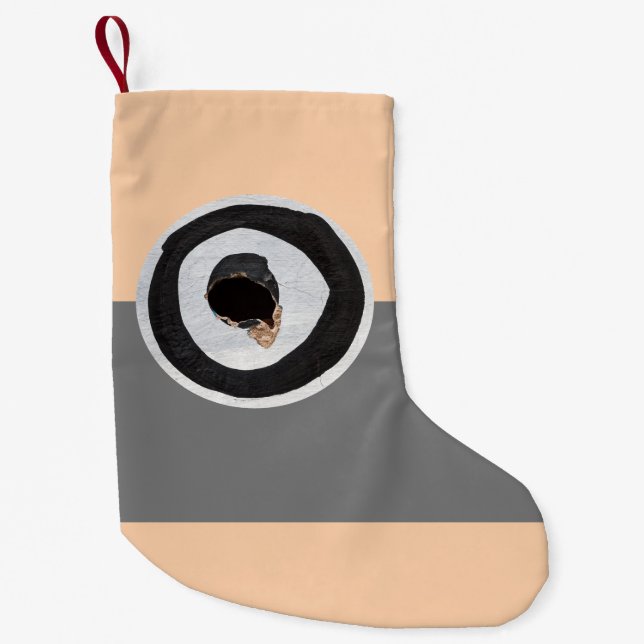 target tears up small christmas stocking (Front)