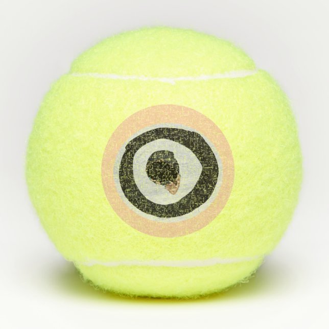 target tears up tennis balls (Front)