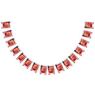 Target Trump Impeachment Party Bunting Flags