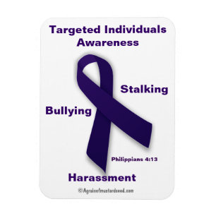Targeted Individuals Awareness Phil 4:13 Magnet