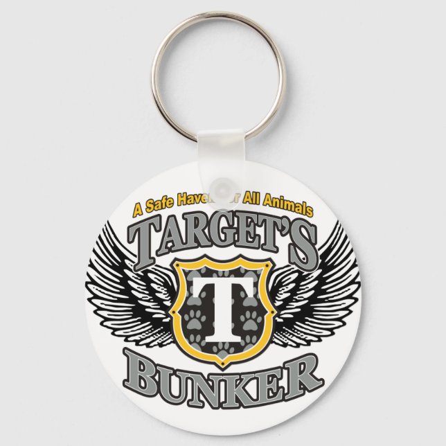 Target's_Bunker_Black_Logo Keychain (Front)