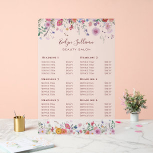 Tarif Fleur sauvage frais