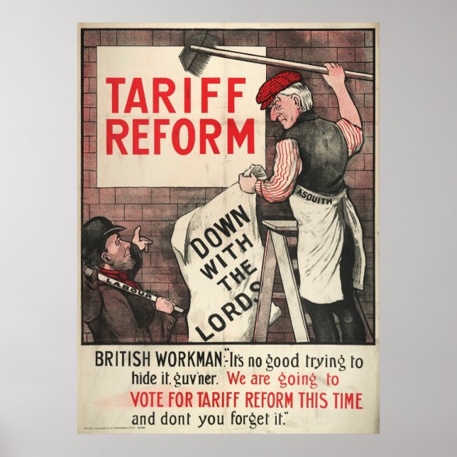Tariff Reform Poster (Front)