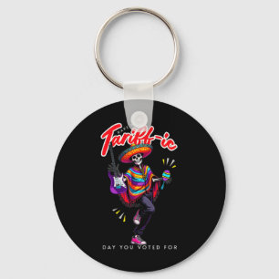 Tariff This Voting For Him Anti Trump Tariffs Suck Keychain