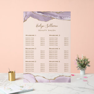 Tarifs d'Agate Dusty Lilac
