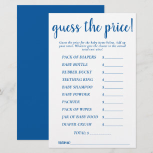 Tarifs d'devis simples   Carte de jeu de douche bl