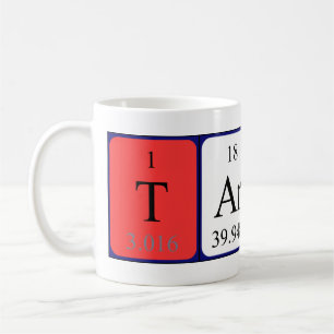 Tarik periodic table name mug