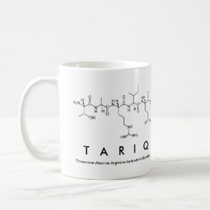 Tariq peptide name mug
