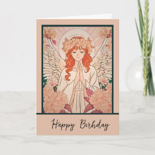 Tarjeta anime girl happy birthday card