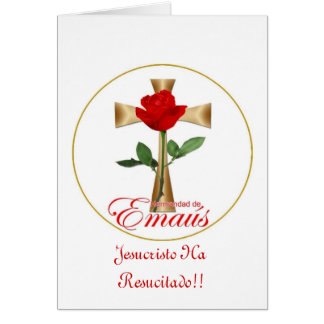 Tarjeta con Logo Emaus Hombres