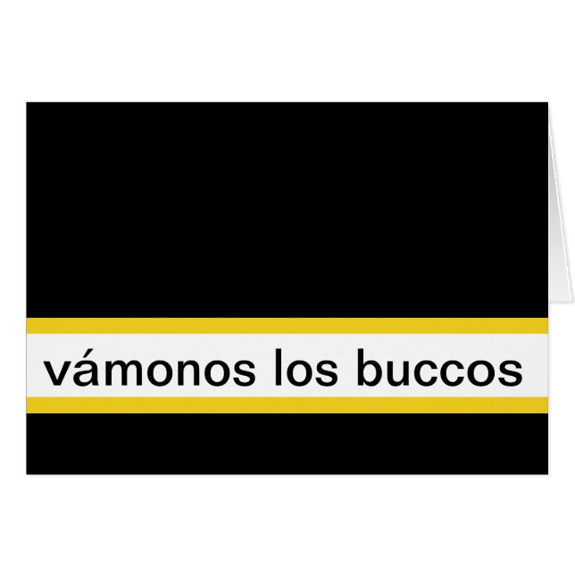 tarjeta de vámonos los buccos (Front Horizontal)