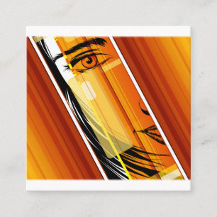 Tarjeta de visita square business card