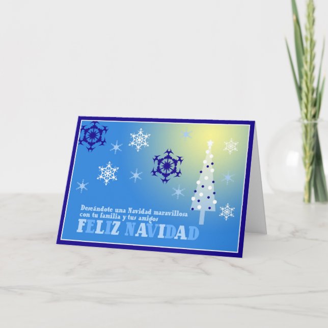 Tarjeta Feliz Navidad | Merry Christmas Card (Front)