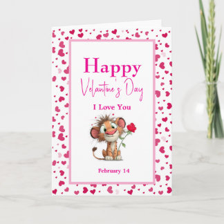 Tarjeta Happy Valentine's Day Holiday Card