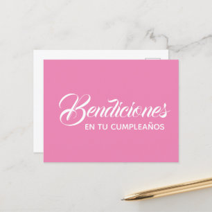 Tarjeta postal - Bendiciones en tu Cumpleaños Postcard