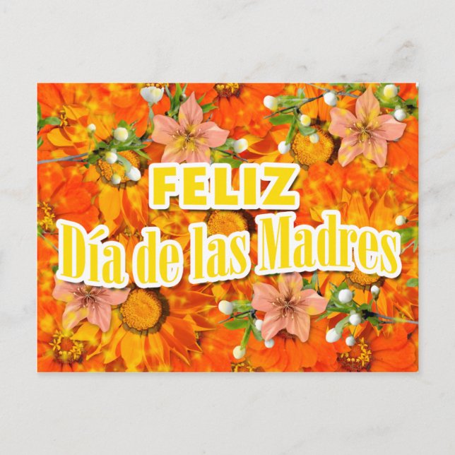 Tarjeta postal - Feliz Día de las Madres Postcard (Front)