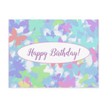 Tarjeta postal - Happy Birthday! - Custom