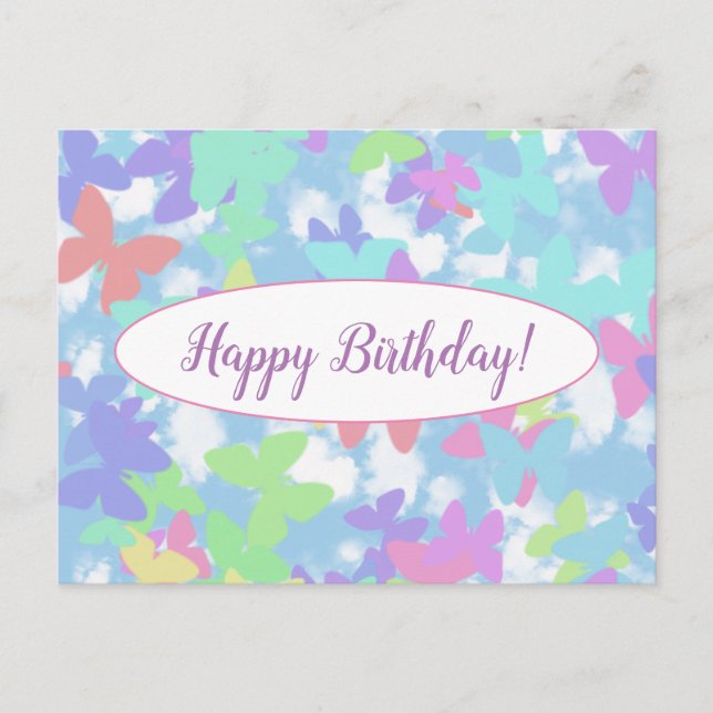 Tarjeta postal - Happy Birthday! - Custom Postcard (Front)
