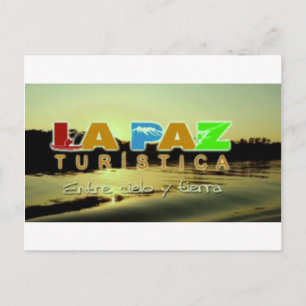 Tarjeta postal La Paz turistica Postcard
