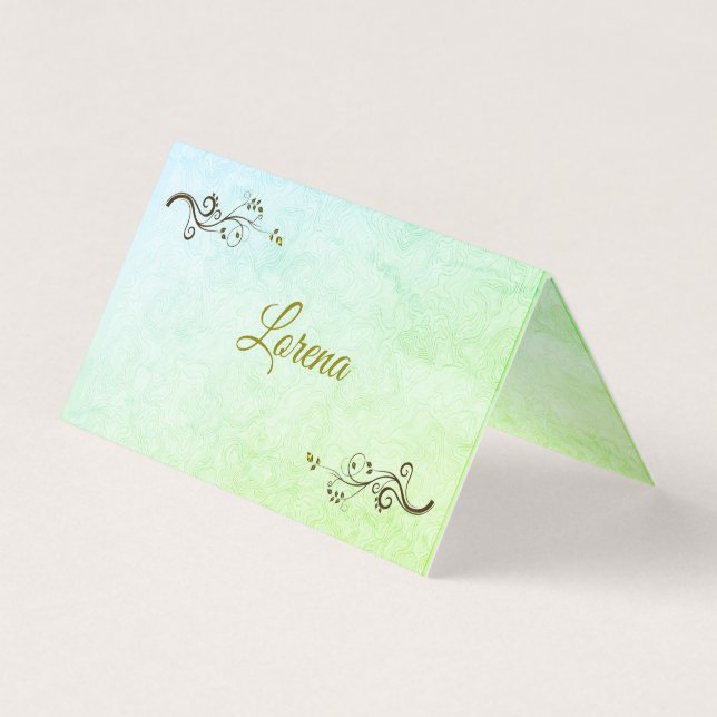 Tarjetas de Lugar Rústicas '  (Front)