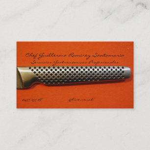 Tarjetas de Presentacion CHEF Business Card