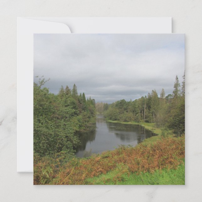 Tarn Hows - Carte de voeux plat Lake District (Devant)
