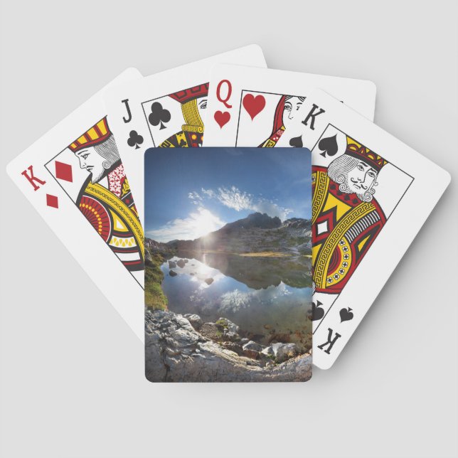 Tarn under the Minarets - Sierra Playing Cards (Back)