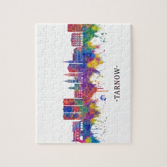 Tarnow Poland Skyline Jigsaw Puzzle (Vertical)