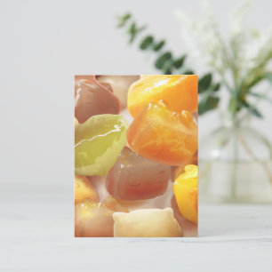 Taro Ball Dessert Illustration Announcement Postcard