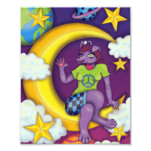 Taro's Moon Photo Print