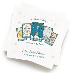 Tarot Baby Boy Baby Shower Paper Napkin